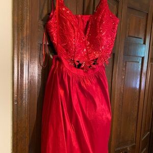 Red Homecoming dress for sale. never worn.